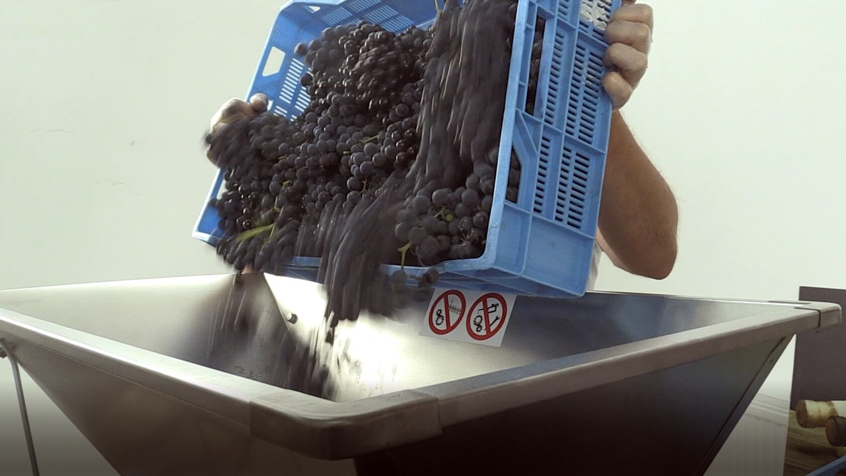 Ręczna rozdrabniarka do winogron ze stali nierdzewnej